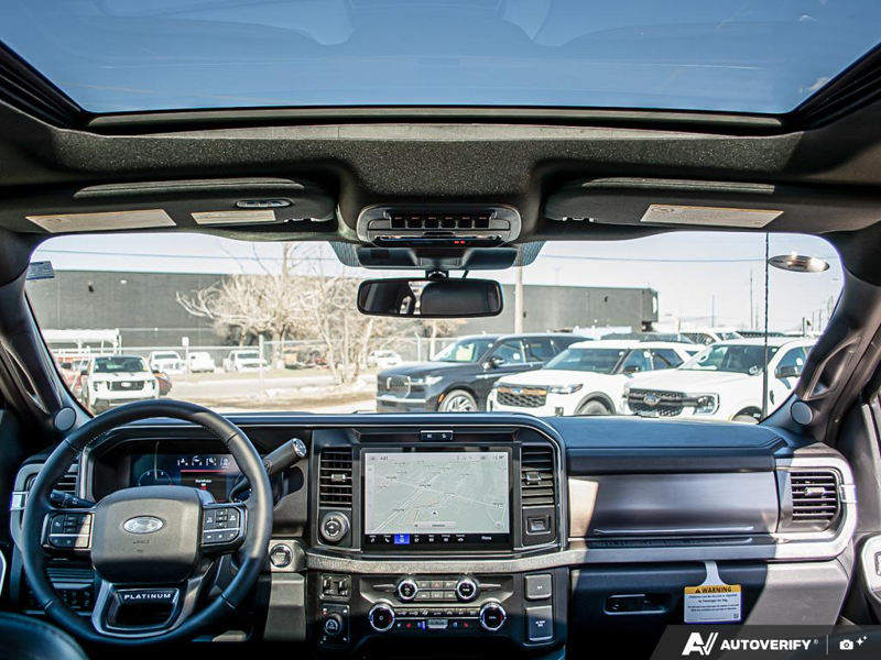 NEW 2026 Ford F-350 Super Duty Platinum Tremor - Glacier Gray Exterior / BLACK ONYX/BLUE LEATHER Interior - $128,753 - Stock #E60535 - VIN 1FT8W3BM7TEE28383 - Photo 27