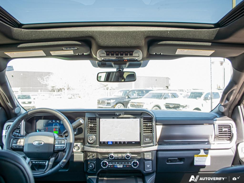 NEW 2026 Ford F-350 Super Duty Platinum - Agate Black Exterior / BLACK ONYX/BLUE LEATHER Interior - $122,798 - Stock #E60572 - VIN 1FT8W3BM9TEE28806 - Photo 27