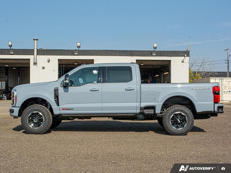 NEW 2026 Ford F-350 Super Duty Platinum Tremor - Glacier Gray Exterior / BLACK ONYX/BLUE LEATHER Interior - $128,193 - Stock #E60035 - VIN 1FT8W3BM4TEC29646 - Photo 3