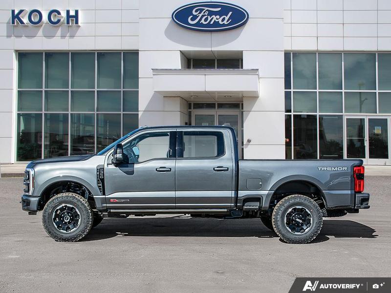 NEW 2026 Ford F-350 Super Duty Platinum Tremor - Carbonized Grey Metallic Exterior / BLACK ONYX/BLUE LEATHER Interior - $128,953 - Stock #E60491 - VIN 1FT8W3BM2TED99973 - Photo 3