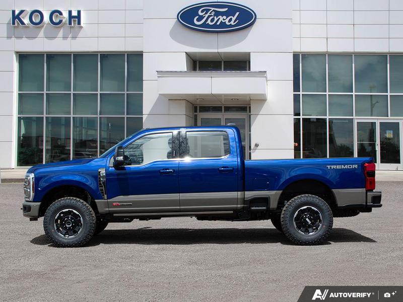 NEW 2026 Ford F-350 Super Duty King Ranch Tremor - Argon Blue/marsh Grey Exterior / JAVA LEATHER Interior - $135,067 - Stock #E60597 - VIN 1FT8W3BM6TEE28133 - Photo 3