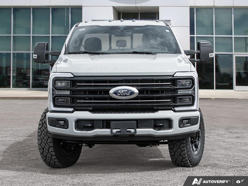 NEW 2026 Ford F-350 Super Duty Platinum Tremor - Avalanche Exterior / BLACK ONYX/BLUE LEATHER Interior - $127,453 - Stock #E60547 - VIN 1FT8W3BMXTEE28748 - Photo 2