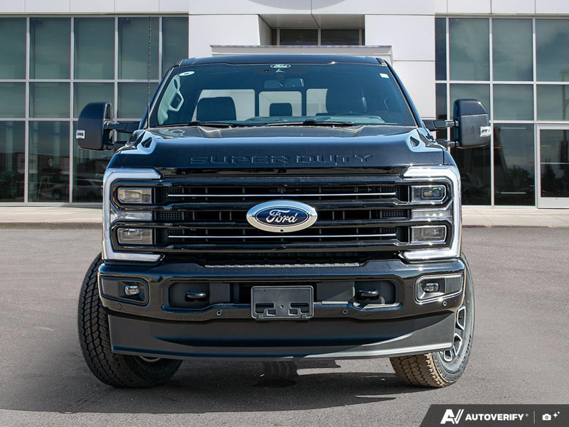 NEW 2026 Ford F-350 Super Duty Platinum - Agate Black Exterior / BLACK ONYX/BLUE LEATHER Interior - $122,798 - Stock #E60572 - VIN 1FT8W3BM9TEE28806 - Photo 2