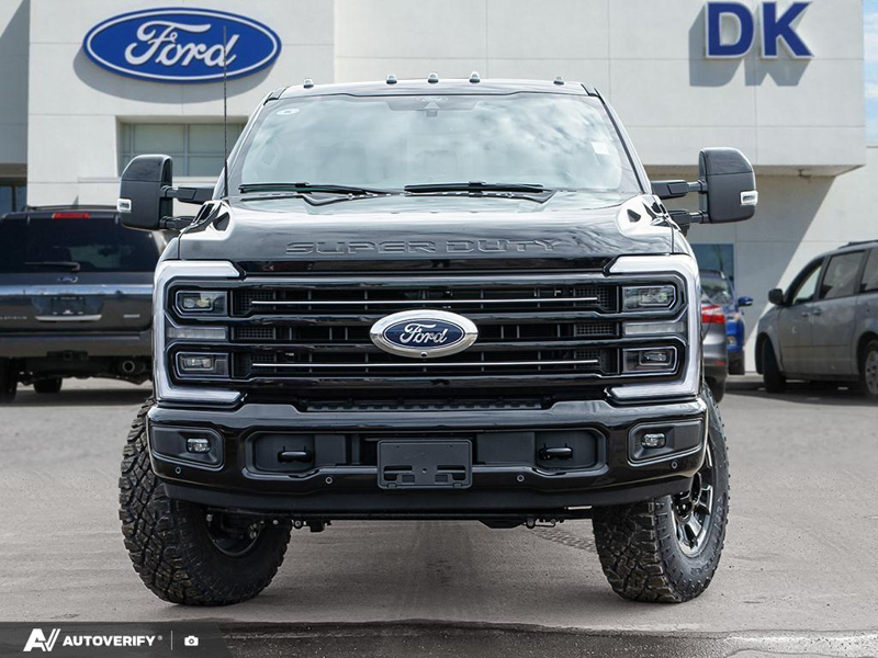 NEW 2026 Ford F-350 Super Duty Platinum - Agate Black Exterior / BLACK ONYX/BLUE LEATHER Interior - $125,616 - Stock #D60355 - VIN 1FT8W3BT0TEE03431 - Photo 2