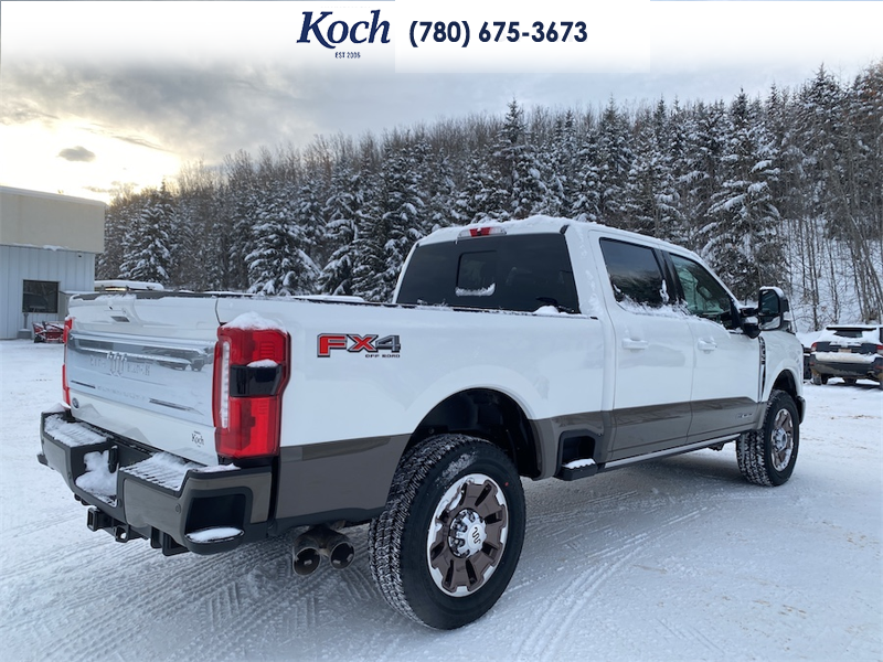 NEW 2026 Ford F-350 Super Duty King Ranch - Star White/marsh Grey Accent Exterior / JAVA LEATHER Interior - $124,768 - Stock #A26018 - VIN 1FT8W3BT8TED18353 - Photo 2