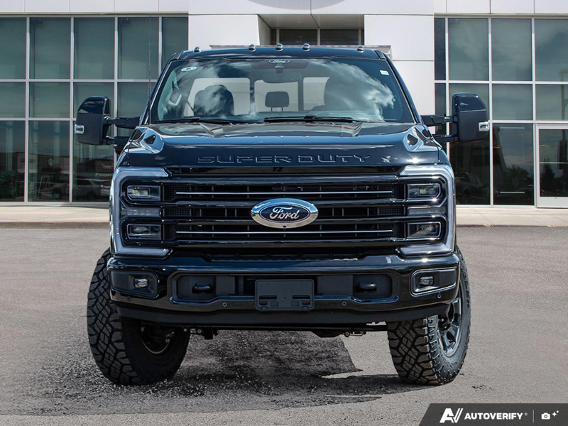 NEW 2026 Ford F-350 Super Duty Platinum Tremor - Agate Black Exterior / BLACK ONYX/BLUE LEATHER Interior - $139,753 - Stock #E60283 - VIN 1FT8W3BM8TED60496 - Photo 2