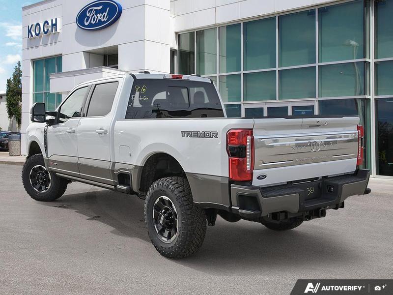 NEW 2026 Ford F-350 Super Duty King Ranch - Star White/marsh Grey Accent Exterior / JAVA LEATHER Interior - $136,392 - Stock #E60354 - VIN 1FT8W3BM4TED76839 - Photo 4