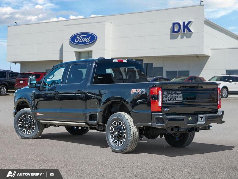 NEW 2026 Ford F-350 Super Duty Platinum - Agate Black Exterior / BLACK ONYX/BLUE LEATHER Interior - $124,761 - Stock #D60434 - VIN 1FT8W3BM6TEE29167 - Photo 4