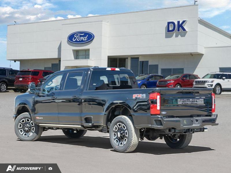 NEW 2026 Ford F-350 Super Duty Platinum - Agate Black Exterior / BLACK ONYX/BLUE LEATHER Interior - $125,361 - Stock #D60412 - VIN 1FT8W3BM0TEE29438 - Photo 4