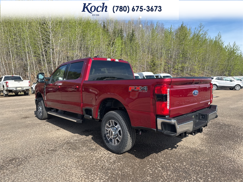 NEW 2026 Ford F-350 Super Duty Lariat - Ruby Red Tri-coat Metallic Exterior / BAJA LEATHER TRIM Interior - $111,368 - Stock #A26175 - VIN 1FT8W3BTXTEE58100 - Photo 3