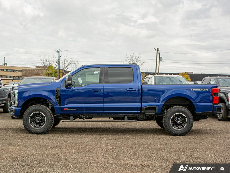 NEW 2026 Ford F-350 Super Duty Platinum Tremor - Argon Blue Metallic Exterior / BLACK ONYX/BLUE LEATHER Interior - $121,893 - Stock #E60017 - VIN 1FT8W3BM1TEC04574 - Photo 3