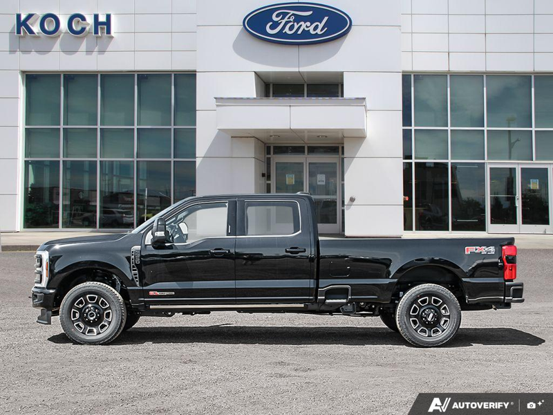 NEW 2026 Ford F-350 Super Duty Platinum Long Box - Agate Black Exterior / BLACK ONYX/BLUE LEATHER Interior - $124,898 - Stock #E60376 - VIN 1FT8W3BM2TED95941 - Photo 3