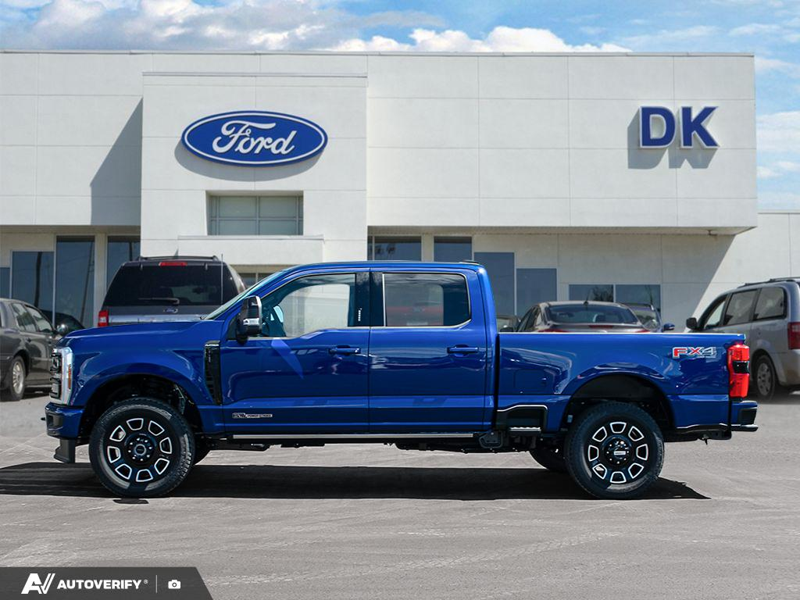 NEW 2026 Ford F-350 Super Duty Platinum - Argon Blue Metallic Exterior / BLACK ONYX/BLUE LEATHER Interior - $115,636 - Stock #D60599 - VIN 1FT8W3BT6TEE88940 - Photo 3