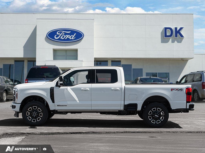 NEW 2026 Ford F-350 Super Duty Platinum - Star White Tri-Coat Exterior / BLACK ONYX/BLUE LEATHER Interior - $115,952 - Stock #D60597 - VIN 1FT8W3BT7TEE90714 - Photo 3