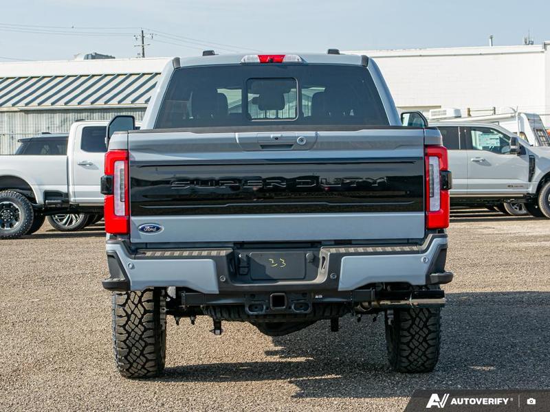 NEW 2026 Ford F-350 Super Duty Platinum Tremor - Glacier Gray Exterior / BLACK ONYX/BLUE LEATHER Interior - $128,193 - Stock #E60035 - VIN 1FT8W3BM4TEC29646 - Photo 5