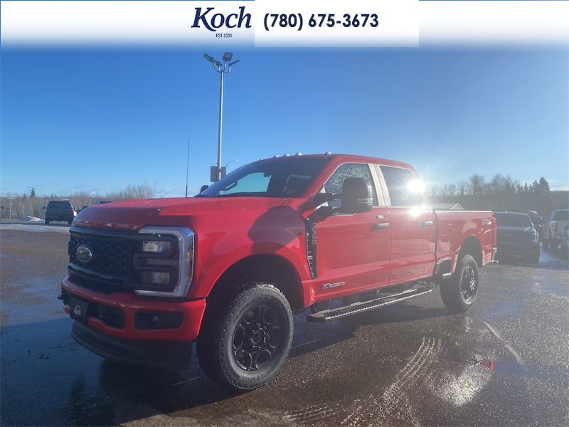 NEW 2026 Ford F-350 Super Duty XL - Race Red Exterior / MEDIUM DARK SLATE CLOTH Interior - $94,724 - Stock #A26110 - VIN 1FT8W3BT2TEE00305 - Photo 4