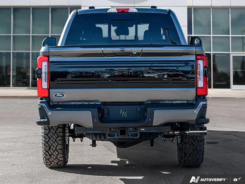 NEW 2026 Ford F-350 Super Duty Platinum Tremor - Carbonized Grey Metallic Exterior / BLACK ONYX/BLUE LEATHER Interior - $128,953 - Stock #E60491 - VIN 1FT8W3BM2TED99973 - Photo 5