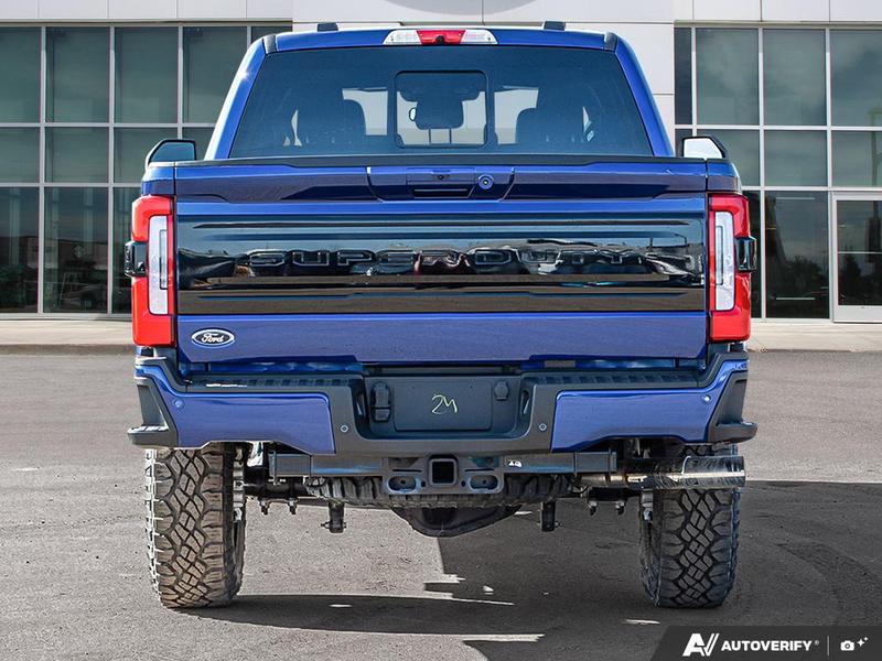 NEW 2026 Ford F-350 Super Duty Platinum - Argon Blue Metallic Exterior / BLACK ONYX/BLUE LEATHER Interior - $135,503 - Stock #E60534 - VIN 1FT8W3BMXTEE28331 - Photo 5