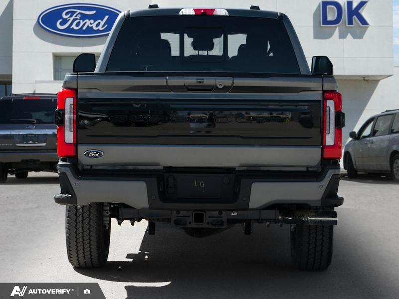 NEW 2026 Ford F-350 Super Duty Platinum - Carbonized Grey Metallic Exterior / BLACK ONYX/BLUE LEATHER Interior - $120,761 - Stock #D60428 - VIN 1FT8W3BT1TEE29312 - Photo 5