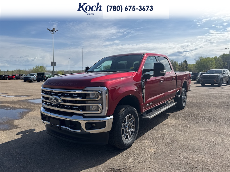 NEW 2026 Ford F-350 Super Duty Lariat - Ruby Red Tri-coat Metallic Exterior / BAJA LEATHER TRIM Interior - $111,368 - Stock #A26175 - VIN 1FT8W3BTXTEE58100 - Photo 4