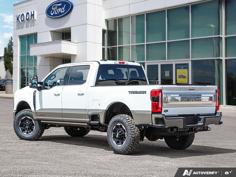 NEW 2026 Ford F-350 Super Duty King Ranch Tremor - Star White/marsh Grey Accent Exterior / JAVA LEATHER Interior - $128,817 - Stock #E60602 - VIN 1FT8W3BMXTEE24019 - Photo 4