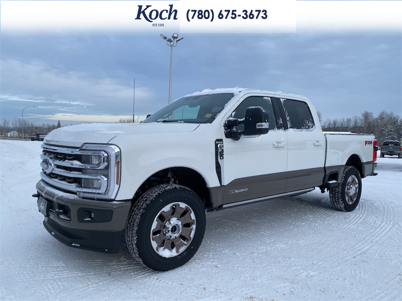 NEW 2026 Ford F-350 Super Duty King Ranch - Star White/marsh Grey Accent Exterior / JAVA LEATHER Interior - $124,768 - Stock #A26018 - VIN 1FT8W3BT8TED18353 - Photo 4