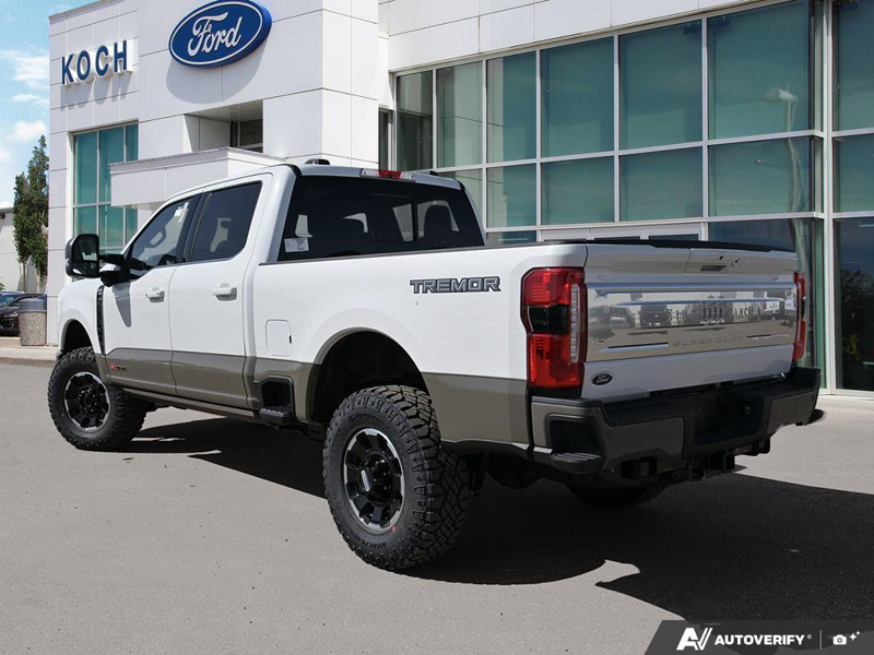 NEW 2026 Ford F-350 Super Duty King Ranch Tremor - Star White/marsh Grey Accent Exterior / JAVA LEATHER Interior - $133,188 - Stock #E60144 - VIN 1FT8W3BM6TED08221 - Photo 4