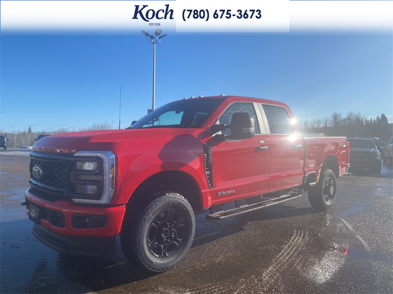 NEW 2026 Ford F-350 Super Duty XL - Race Red Exterior / MEDIUM DARK SLATE CLOTH Interior - $94,724 - Stock #A26110 - VIN 1FT8W3BT2TEE00305 - Photo 5