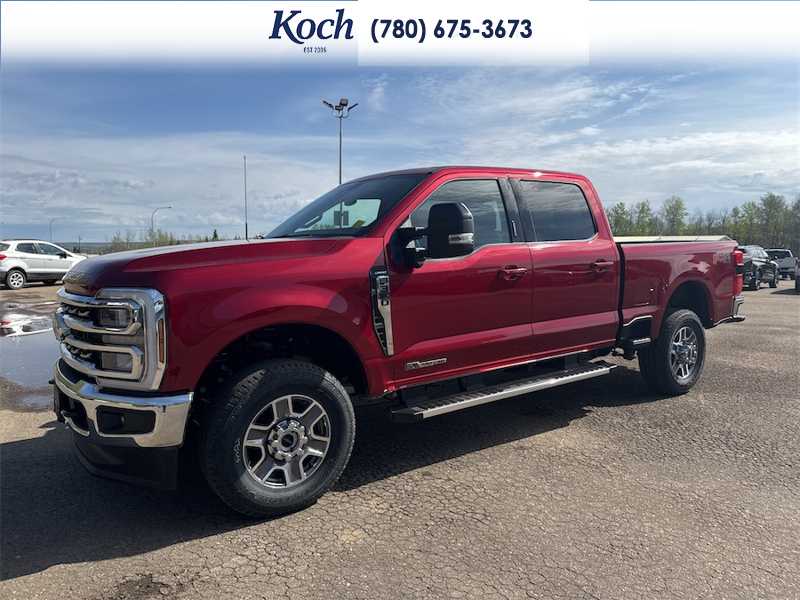 NEW 2026 Ford F-350 Super Duty Lariat - Ruby Red Tri-coat Metallic Exterior / BAJA LEATHER TRIM Interior - $111,368 - Stock #A26175 - VIN 1FT8W3BTXTEE58100 - Photo 5