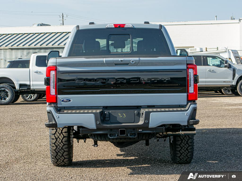 NEW 2026 Ford F-350 Super Duty Platinum Tremor - Glacier Gray Exterior / BLACK ONYX/BLUE LEATHER Interior - $128,693 - Stock #E60035 - VIN 1FT8W3BM4TEC29646 - Photo 5
