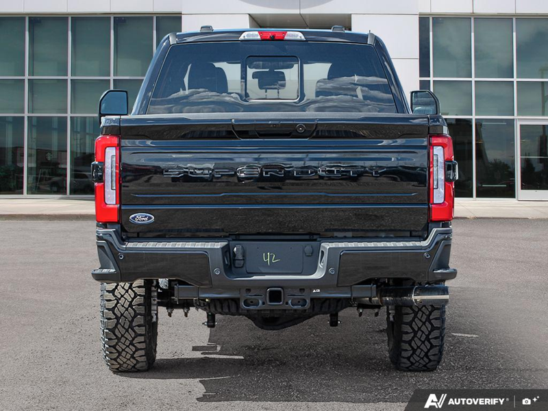 NEW 2026 Ford F-350 Super Duty Platinum Tremor - Agate Black Exterior / BLACK ONYX/BLUE LEATHER Interior - $141,353 - Stock #E60283 - VIN 1FT8W3BM8TED60496 - Photo 5