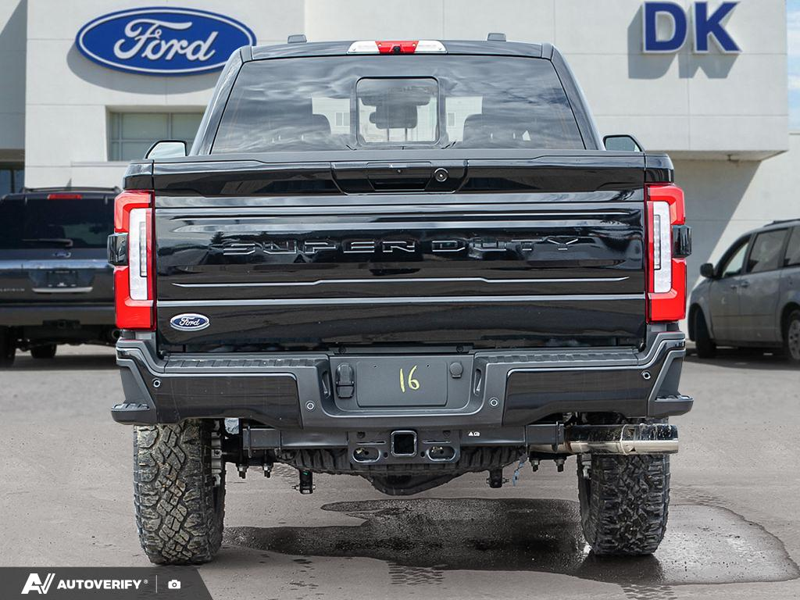 NEW 2026 Ford F-350 Super Duty Platinum - Agate Black Exterior / BLACK ONYX/BLUE LEATHER Interior - $125,616 - Stock #D60355 - VIN 1FT8W3BT0TEE03431 - Photo 5