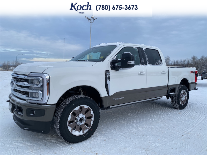 NEW 2026 Ford F-350 Super Duty King Ranch - Star White/marsh Grey Accent Exterior / JAVA LEATHER Interior - $124,768 - Stock #A26018 - VIN 1FT8W3BT8TED18353 - Photo 5