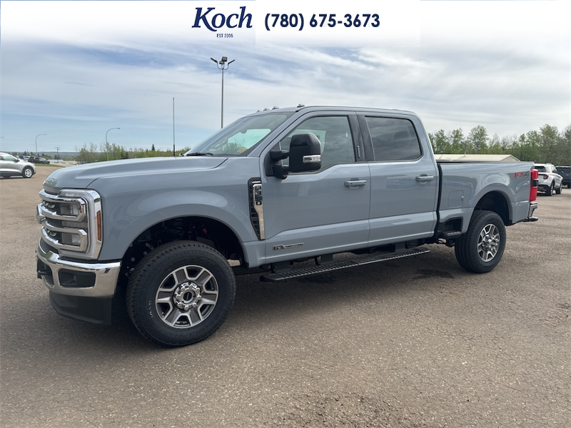 NEW 2026 Ford F-350 Super Duty Lariat - Glacier Gray Exterior / BLACK LEATHER Interior - $110,398 - Stock #A26106 - VIN 1FT8W3BT1TED89765 - Photo 5