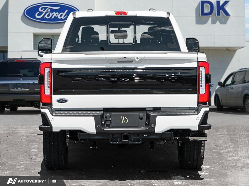 NEW 2026 Ford F-350 Super Duty Platinum - Star White Tri-Coat Exterior / BLACK ONYX/BLUE LEATHER Interior - $115,952 - Stock #D60597 - VIN 1FT8W3BT7TEE90714 - Photo 5