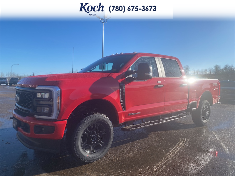 NEW 2026 Ford F-350 Super Duty XL - Race Red Exterior / MEDIUM DARK SLATE CLOTH Interior - $94,724 - Stock #A26110 - VIN 1FT8W3BT2TEE00305 - Photo 6