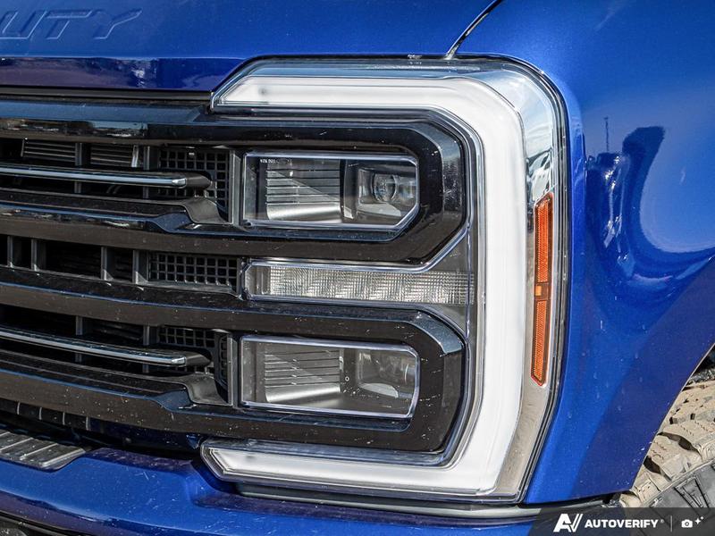 NEW 2026 Ford F-350 Super Duty Platinum - Argon Blue Metallic Exterior / BLACK ONYX/BLUE LEATHER Interior - $135,503 - Stock #E60534 - VIN 1FT8W3BMXTEE28331 - Photo 10