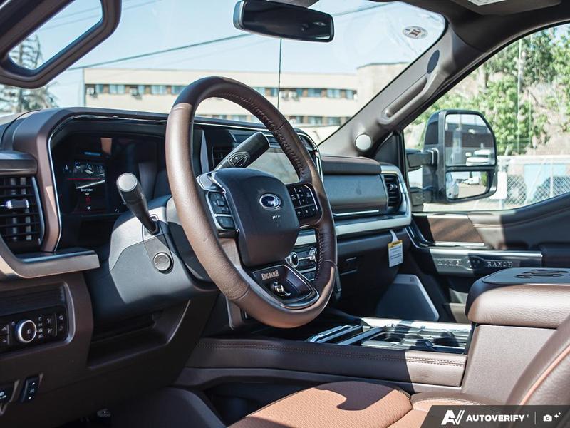 NEW 2026 Ford F-450 Super Duty King Ranch - Star White/marsh Grey Accent Exterior / JAVA LEATHER Interior - $135,787 - Stock #E60420 - VIN 1FT8W4DM3TEE03239 - Photo 13