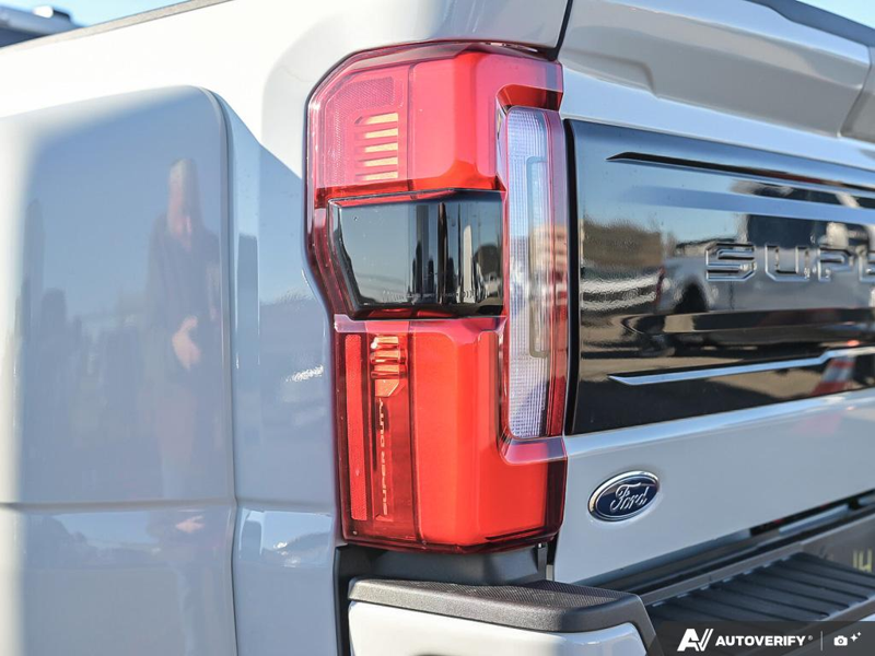 NEW 2026 Ford F-450 Super Duty Platinum - Avalanche Exterior / BLACK ONYX/BLUE LEATHER Interior - $133,238 - Stock #E60080 - VIN 1FT8W4DMXTEC29329 - Photo 12