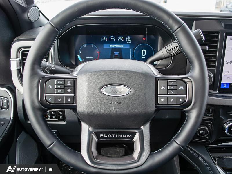 NEW 2026 Ford F-450 Super Duty Platinum - Agate Black Exterior / BLACK ONYX/BLUE LEATHER Interior - $136,188 - Stock #D60232 - VIN 1FT8W4DM9TED93929 - Photo 14