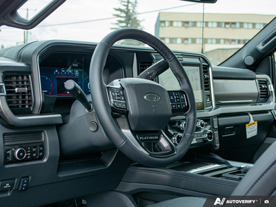 NEW 2026 Ford F-450 Super Duty Platinum - BLACK ONYX/BLUE LEATHER Interior - $132,183 - Stock #E60043 - VIN 1FT8W4DM9TEC04583