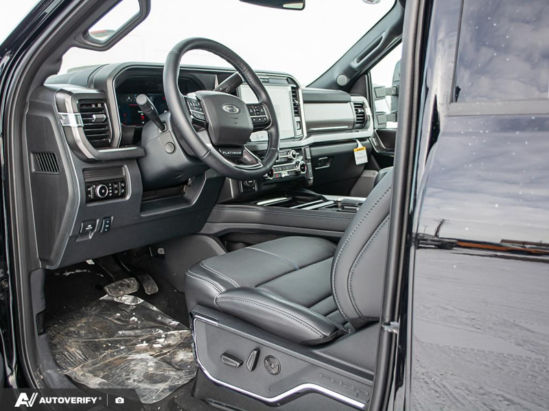 NEW 2026 Ford F-450 Super Duty Platinum - Agate Black Exterior / BLACK ONYX/BLUE LEATHER Interior - $135,488 - Stock #D60232 - VIN 1FT8W4DM9TED93929 - Photo 13