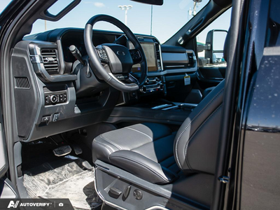 NEW 2026 Ford F-450 Super Duty Platinum - BLACK ONYX/BLUE LEATHER Interior - $136,459 - Stock #D60295 - VIN 1FT8W4DM2TED83646