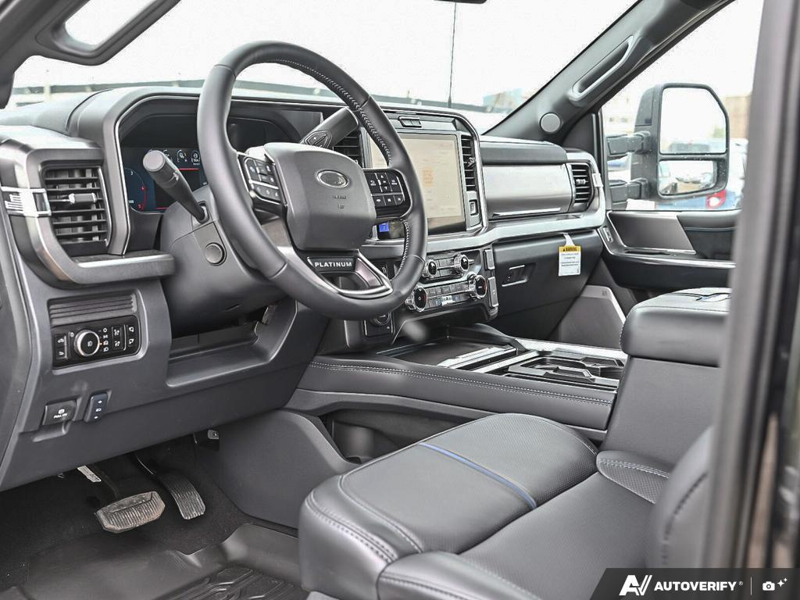 NEW 2026 Ford F-450 Super Duty Platinum - Agate Black Exterior / BLACK ONYX/BLUE LEATHER Interior - $135,458 - Stock #E60275 - VIN 1FT8W4DM9TED92070 - Photo 13