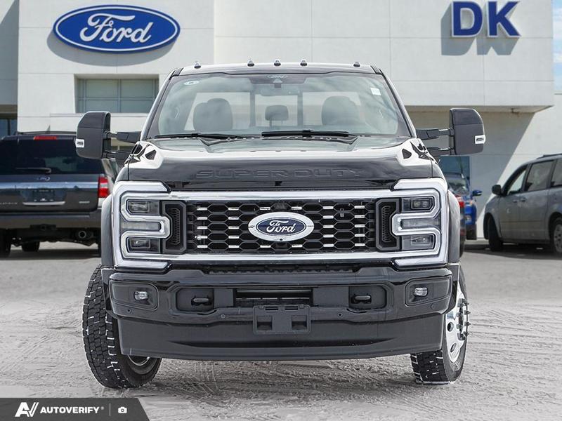 NEW 2026 Ford F-450 Super Duty Platinum - Agate Black Exterior / BLACK ONYX/BLUE LEATHER Interior - $136,188 - Stock #D60232 - VIN 1FT8W4DM9TED93929 - Photo 2