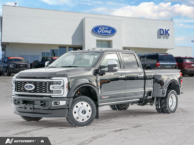 NEW 2026 Ford F-450 Super Duty Platinum - Agate Black Exterior - $138,858 - Stock #D60223 - VIN 1FT8W4DM8TED93095