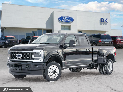 NEW 2026 Ford F-450 Super Duty Platinum - Agate Black Exterior - $135,188 - Stock #D60232 - VIN 1FT8W4DM9TED93929