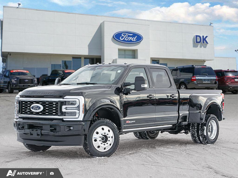 NEW 2026 Ford F-450 Super Duty Platinum - Agate Black Exterior / BLACK ONYX/BLUE LEATHER Interior - $135,488 - Stock #D60232 - VIN 1FT8W4DM9TED93929 - Photo 1