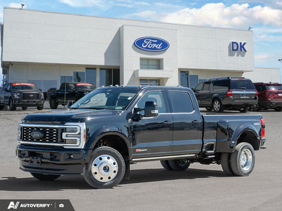NEW 2026 Ford F-450 Super Duty Platinum - Agate Black Exterior - $136,459 - Stock #D60295 - VIN 1FT8W4DM2TED83646