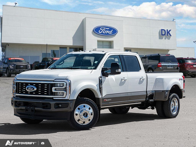 NEW 2026 Ford F-450 Super Duty King Ranch - Star White/marsh Grey Accent Exterior - $133,528 - Stock #D60566 - VIN 1FT8W4DM0TED86495